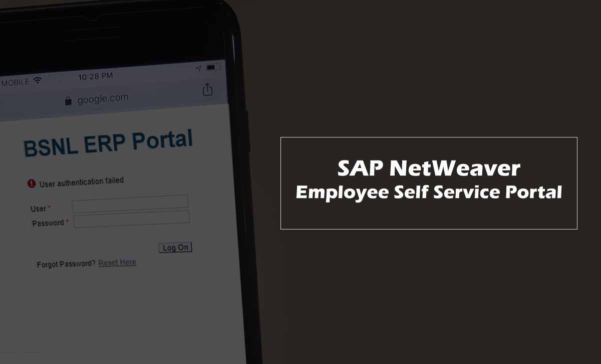BSNL ERP Portal for Employee Self Services to download payslip and view income tax details
