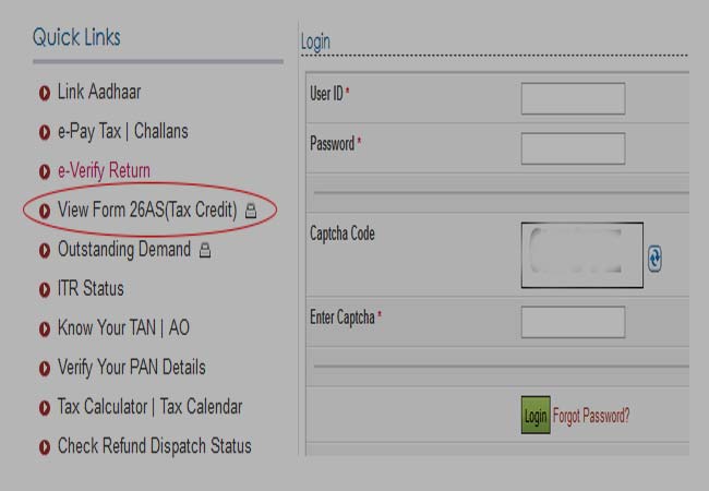 income tax 26 as traces