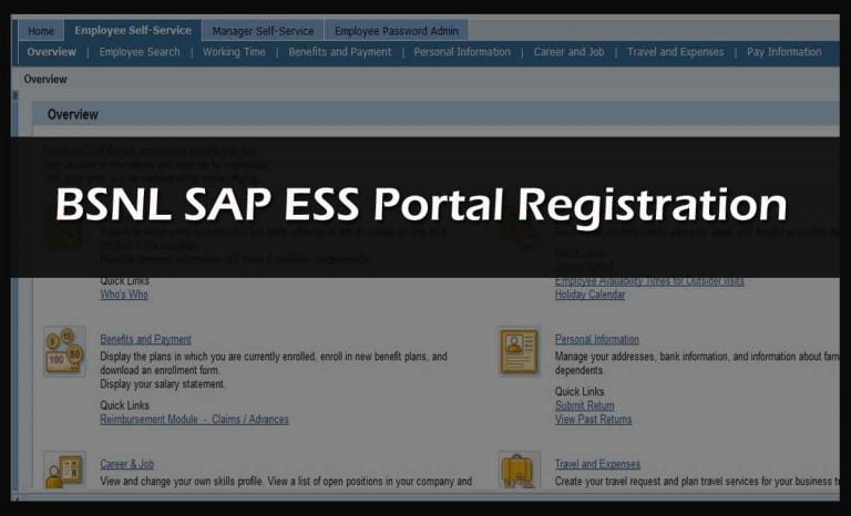 bsnl-erp-portal-registration-to-access-bsnl-sap-ess-services