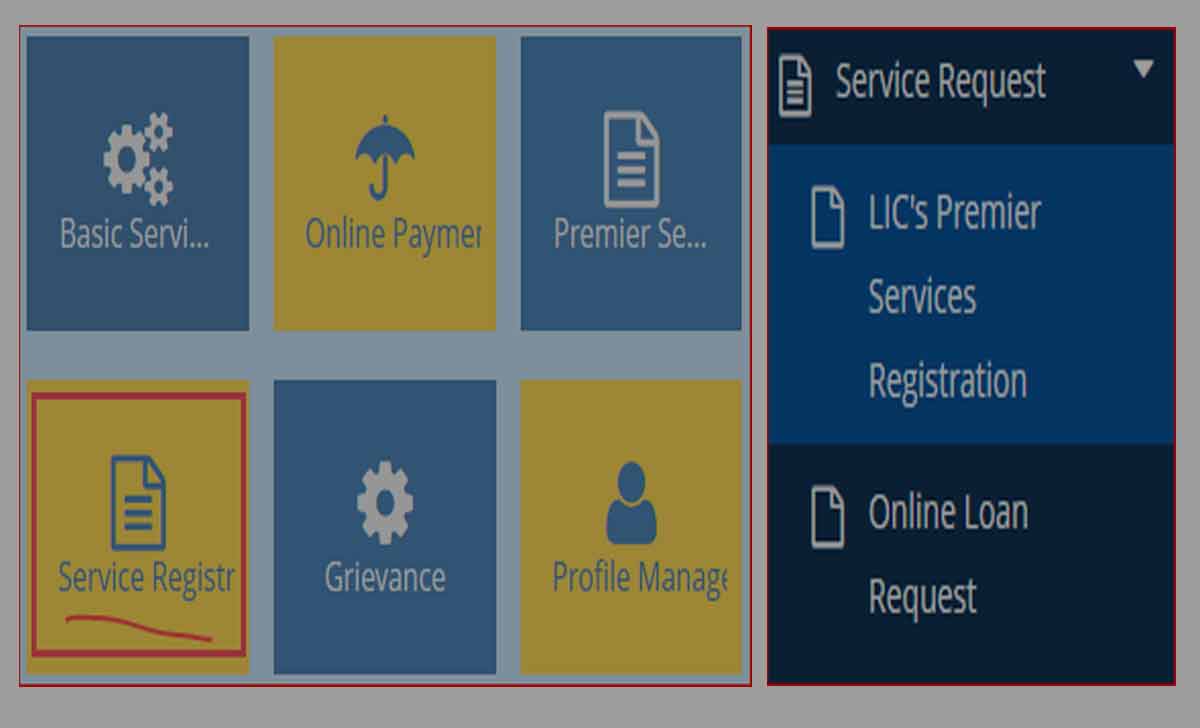 LIC Premier Services Registration