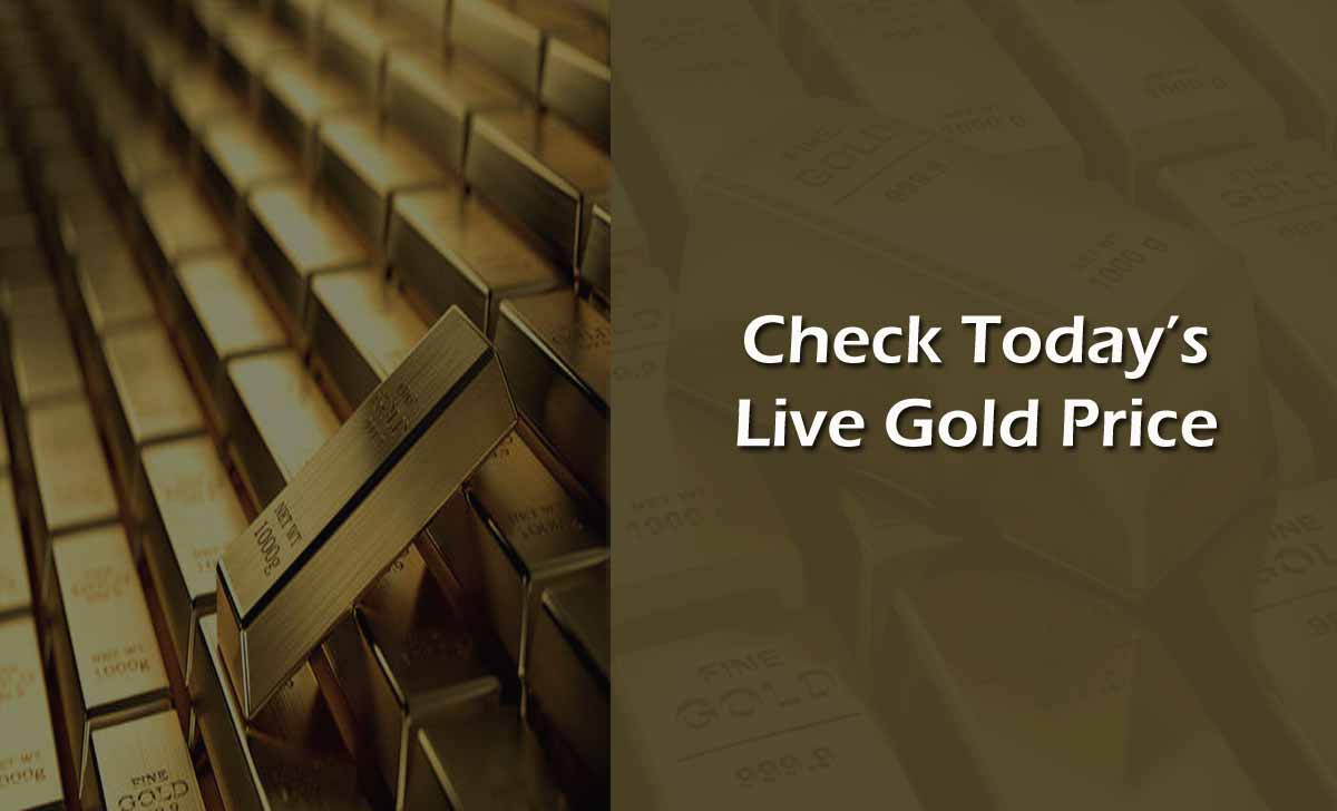 Today Gold Rate Live Update in India Per Gram Price