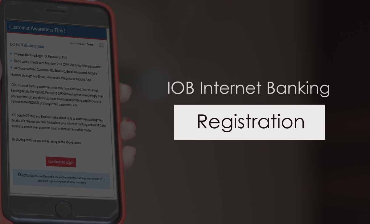 IOB Net Banking