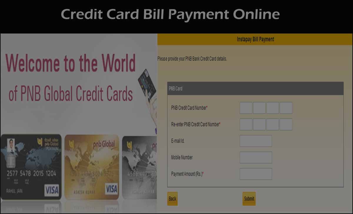 PNB Credit Bill Payment in Online