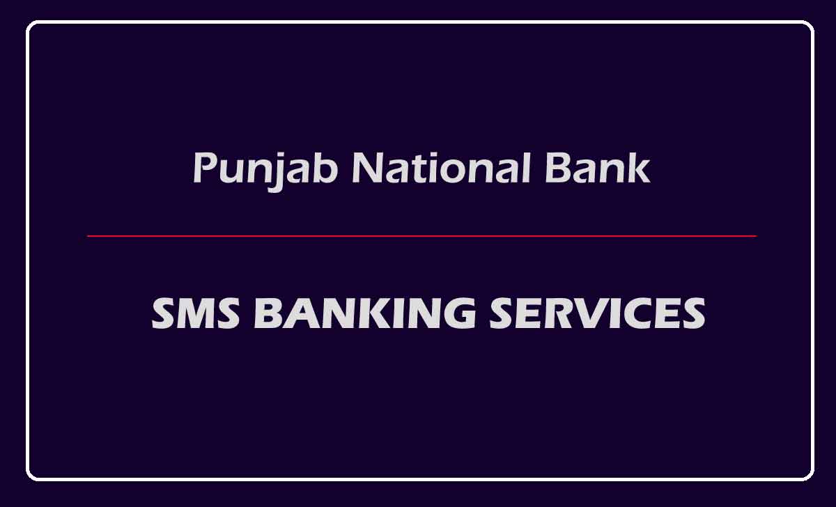 PNB SMS Banking Service Codes