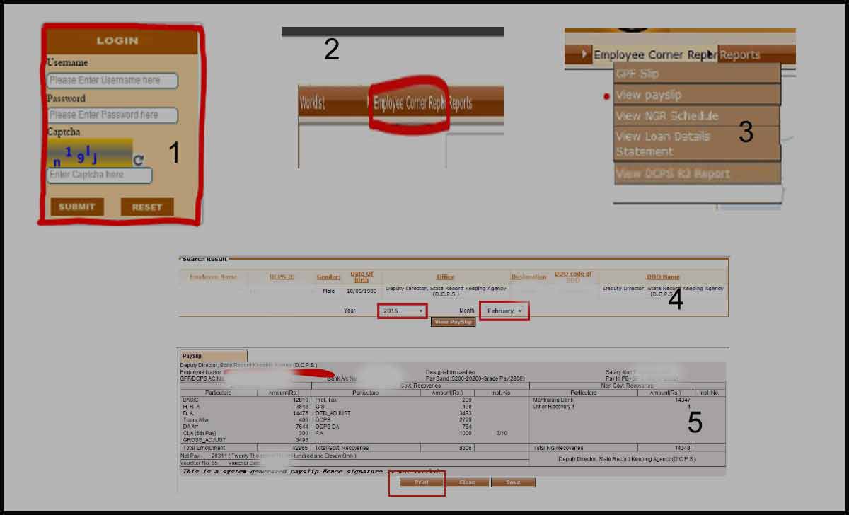 Infosys ex employee salary slip download