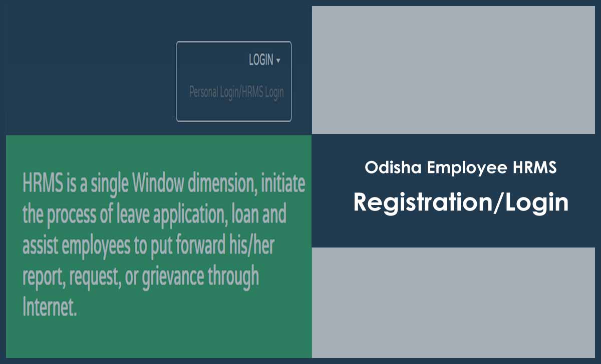 Odisha HRMS Portal Login and Registration