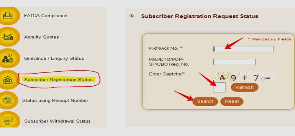 Get PRAN Number Know Your PRAN Card Status Online