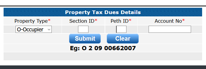 PMC Property Tax Payment