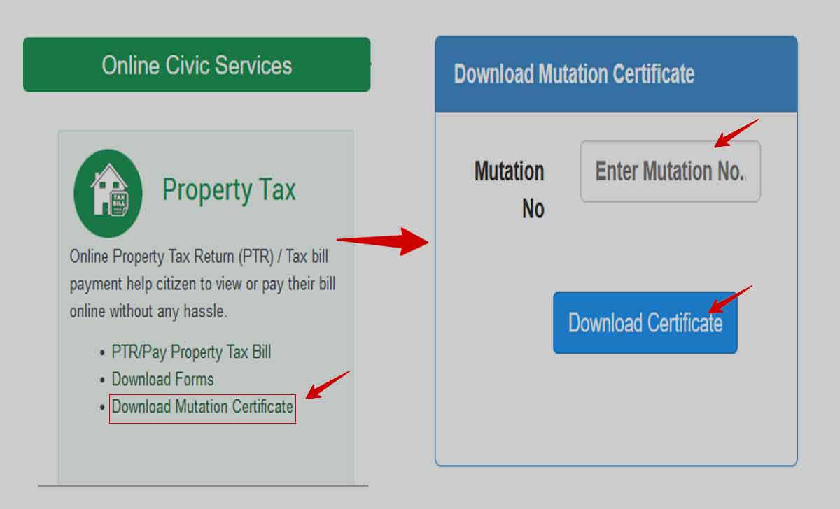 Delhi Mutation Certificate Download Online