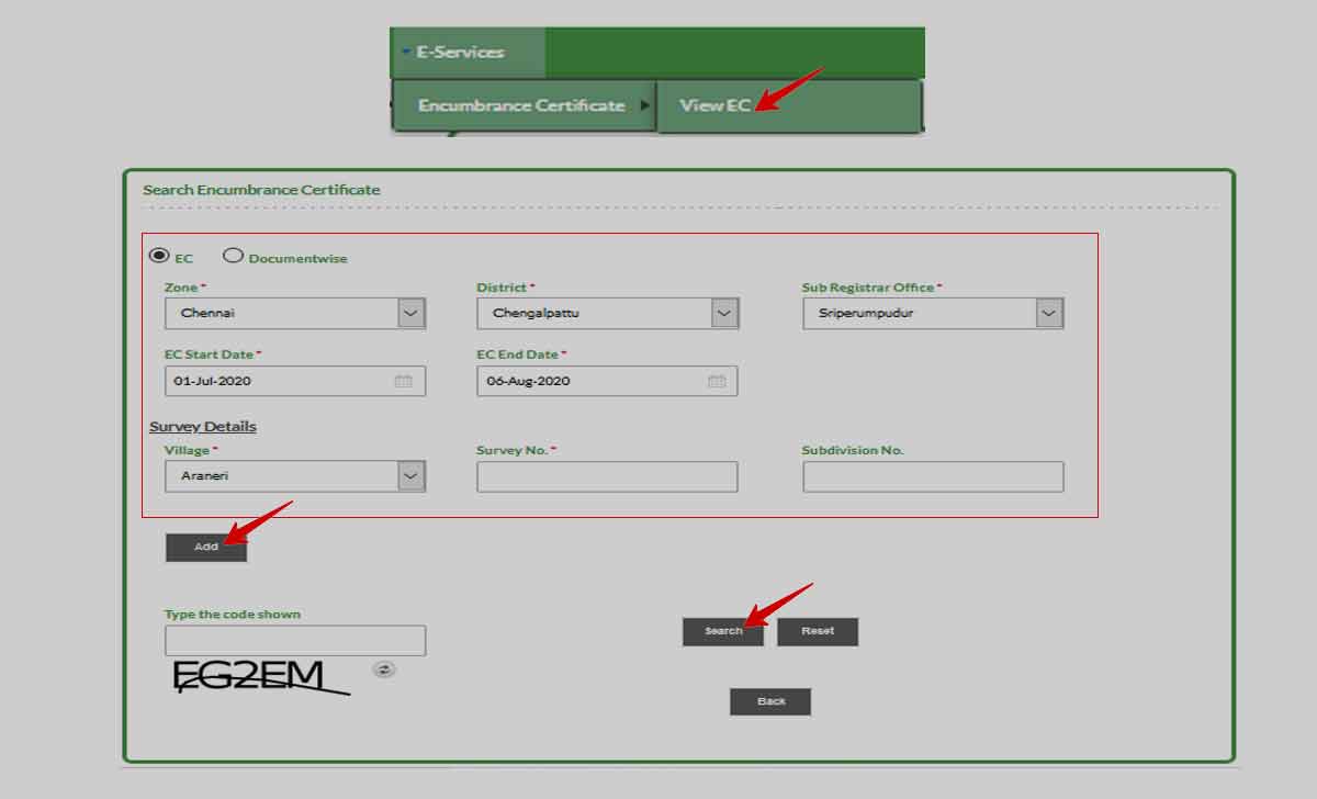 TNREGINET EC View Online