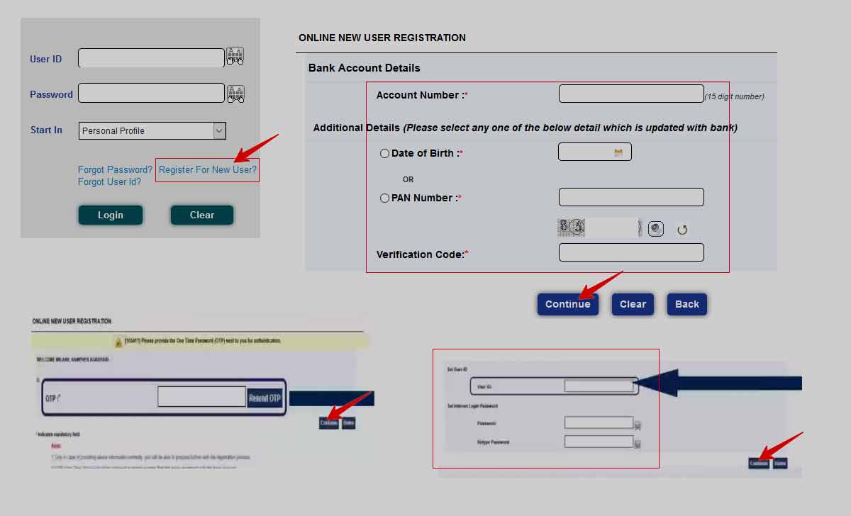 TMB Net Banking User ID Registration & Login