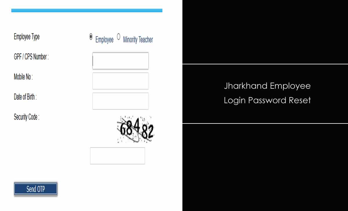 Jharkhand Employee Login Password Reset