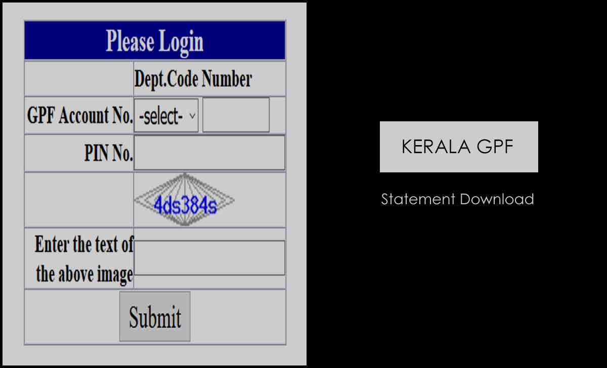 Kerala GPF Slip Download Online