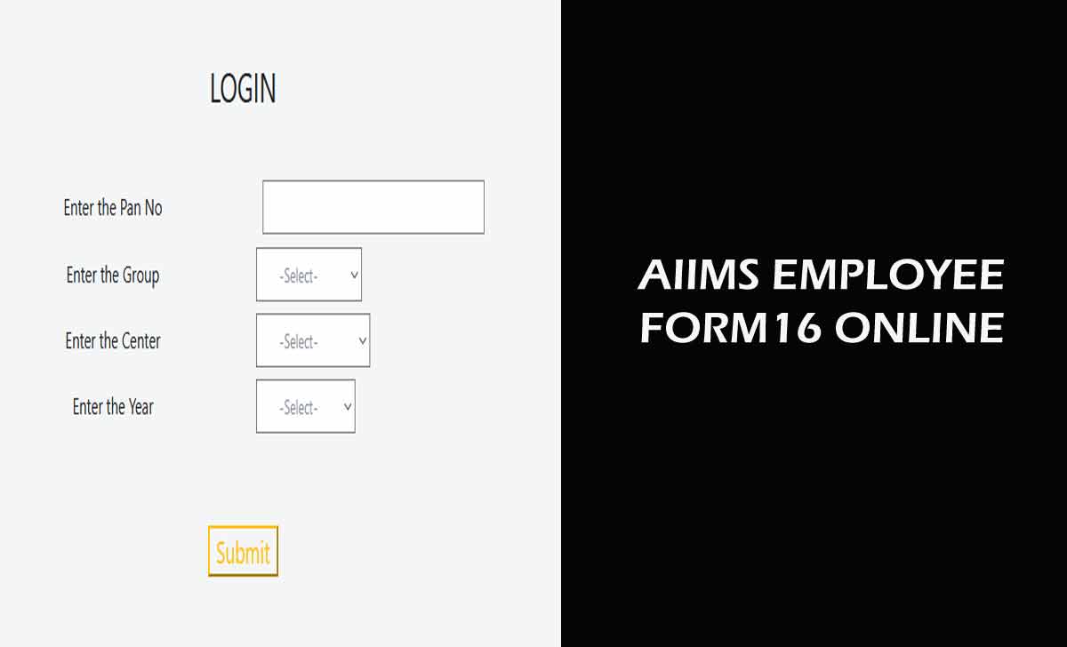 AIIMS Form 16 Download Online