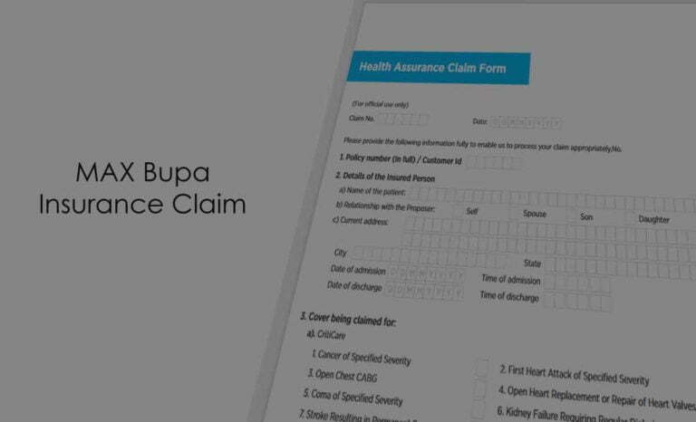 max-bupa-health-insurance-claim-form-parta-and-part-b