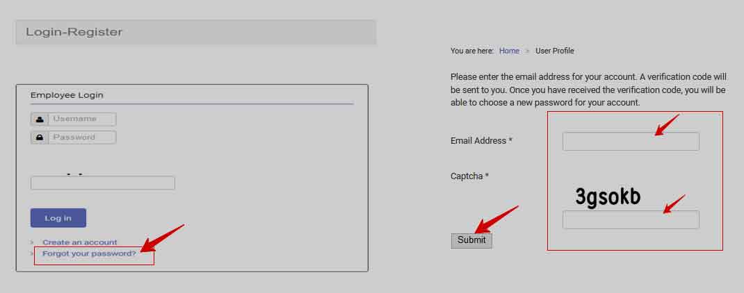 TS Transco Employee Password Reset