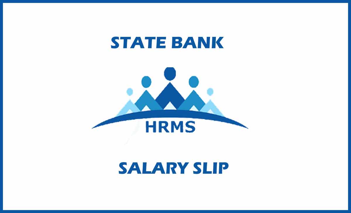 SBI My HRMS Salary Slip