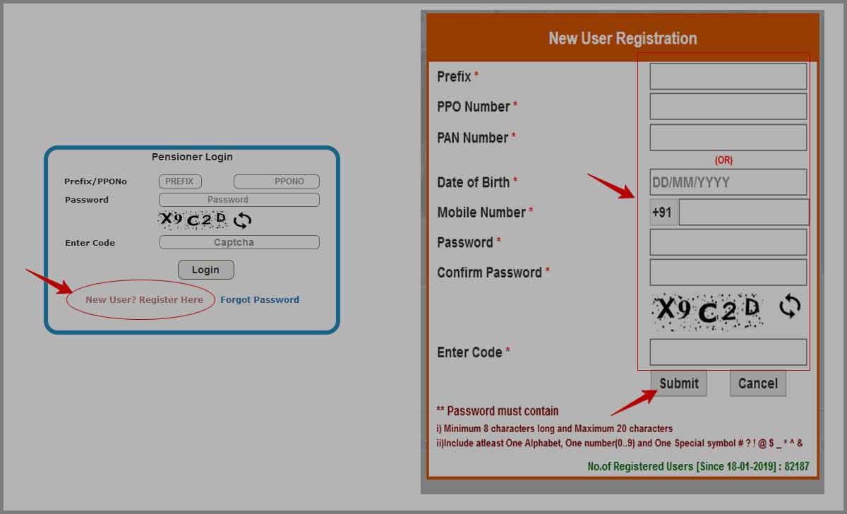 TNEB Pension Online Portal for Annual Statement Life Certifcate