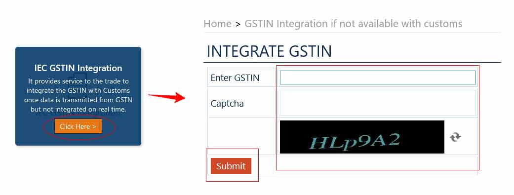 How to link GST with ICEGATE Online