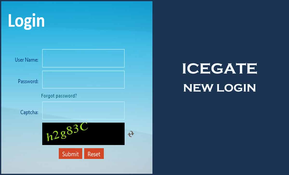 IceGate Login for User and Admin