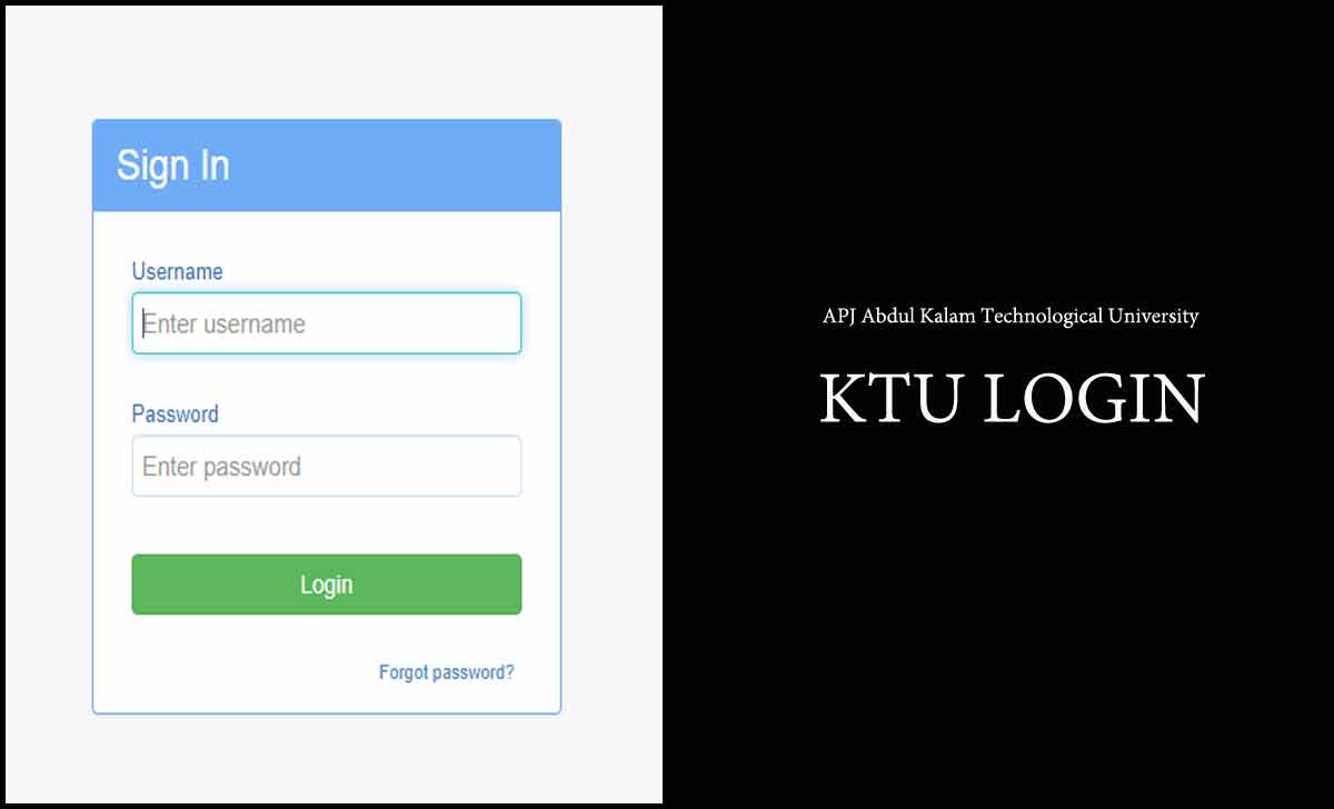 ktu student login ktu login for university digital education