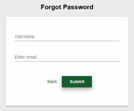 PAO GREF Forgot Password