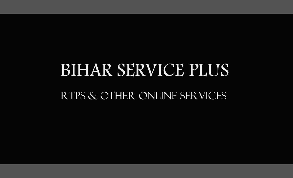 Service Plus Bihar