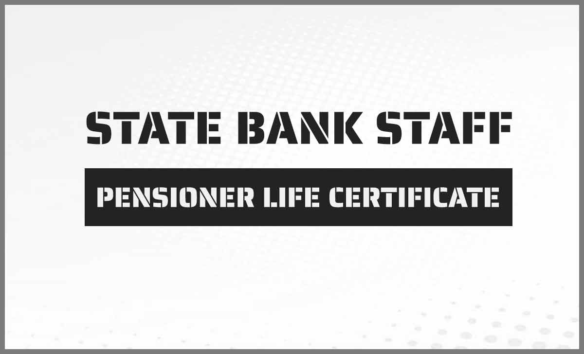 SBI Life Certificate Staff Pensioner