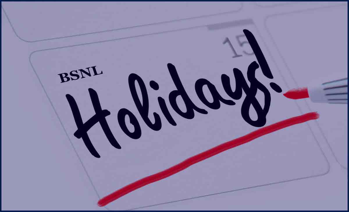 BSNL Holidays