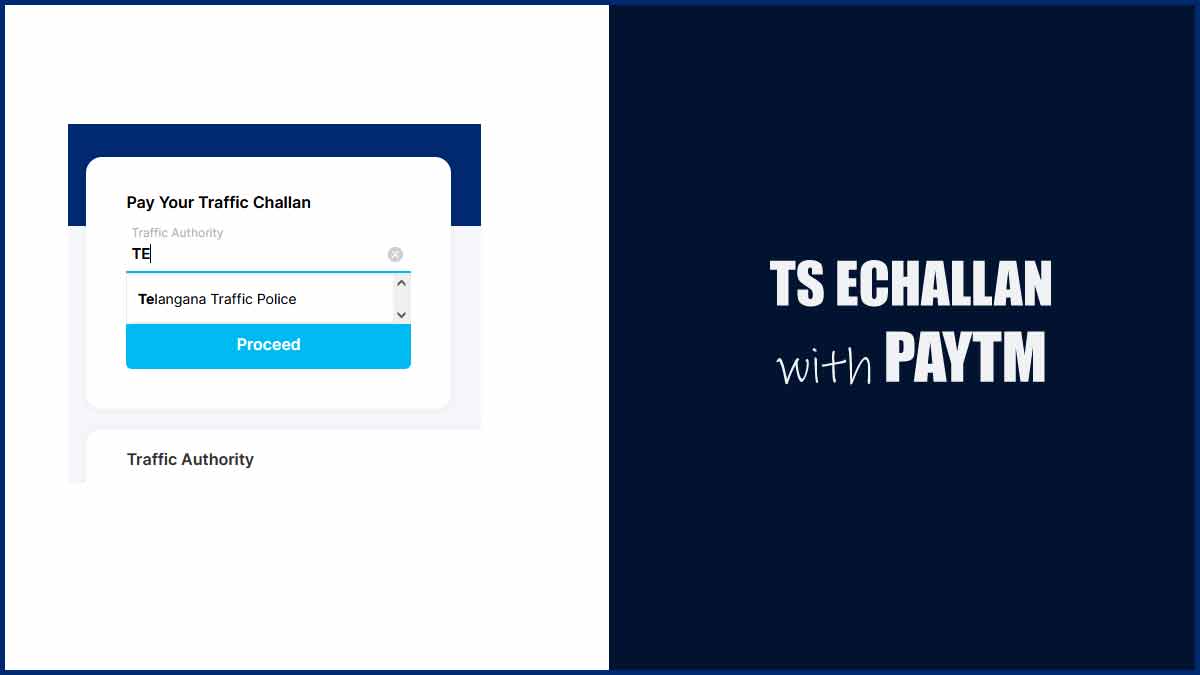 TS E Challan PAYTM Payment