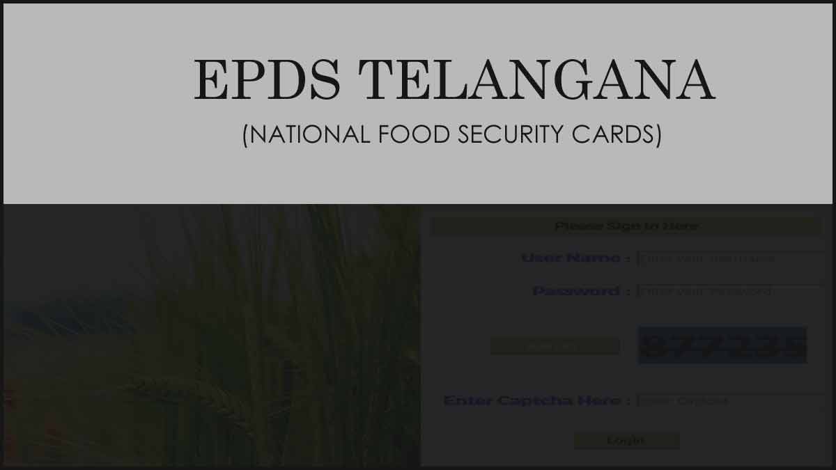 EPDS Telangana