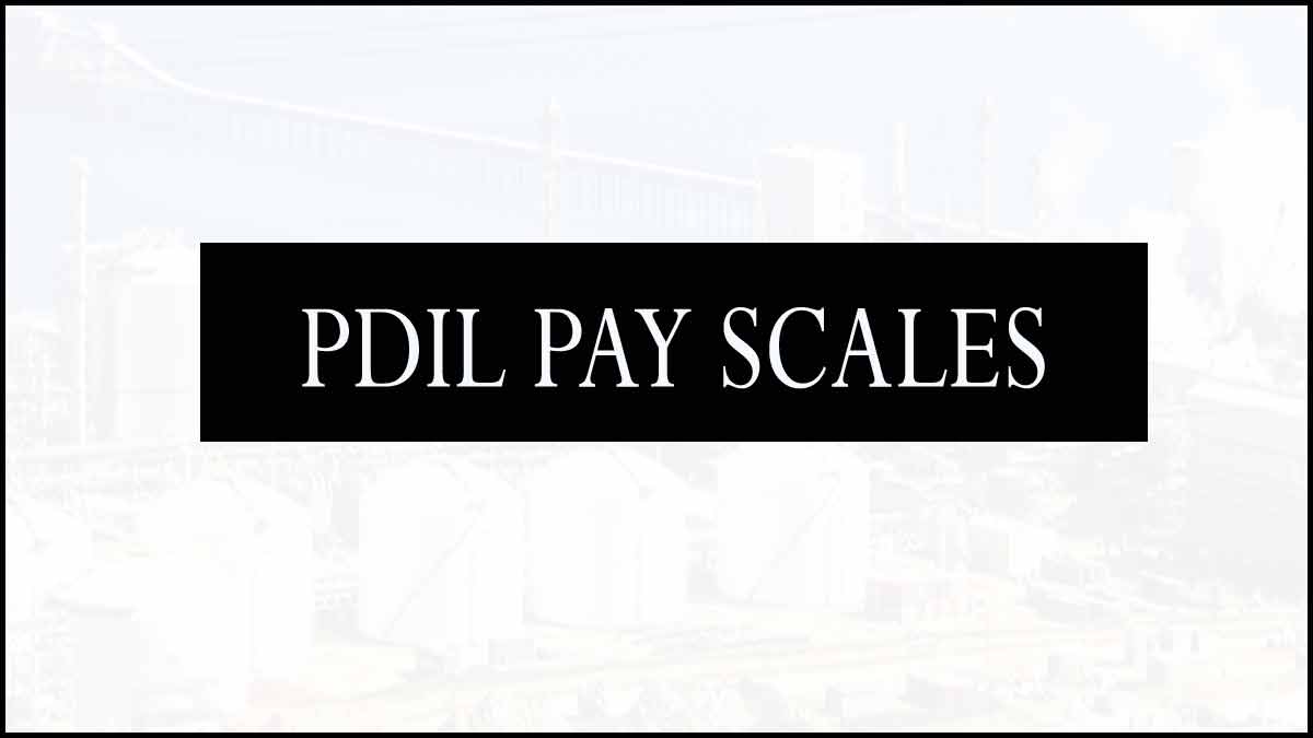 PDIL Pay Scale
