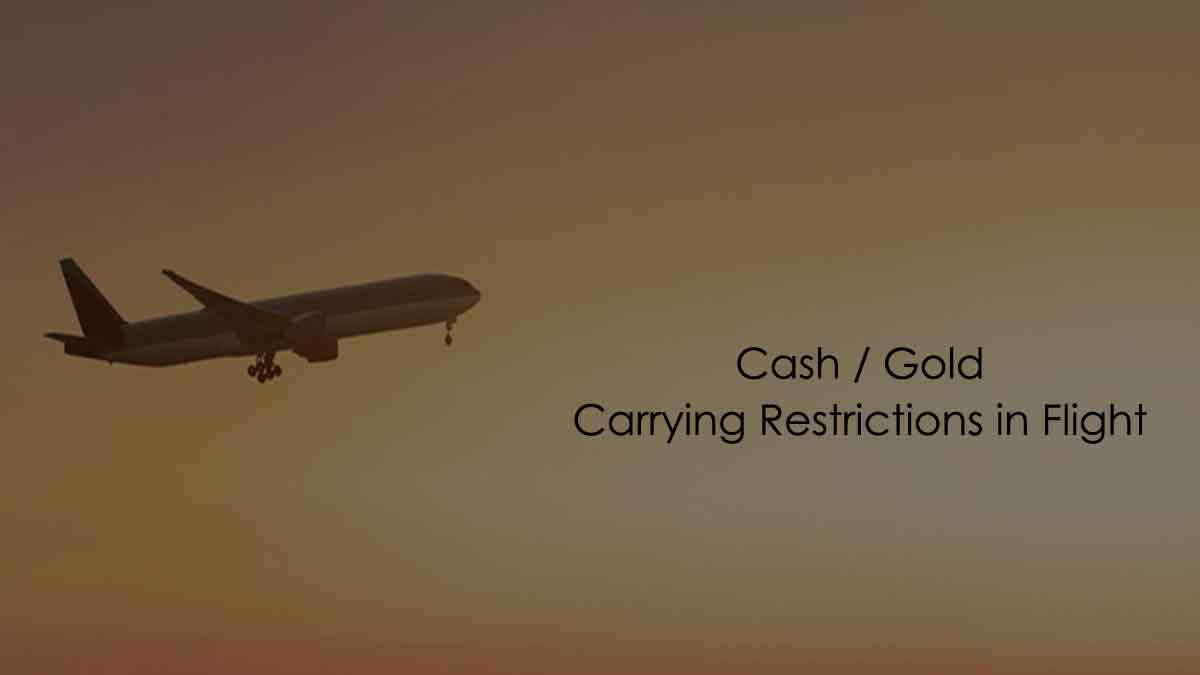Flight Cash Gold Restriction