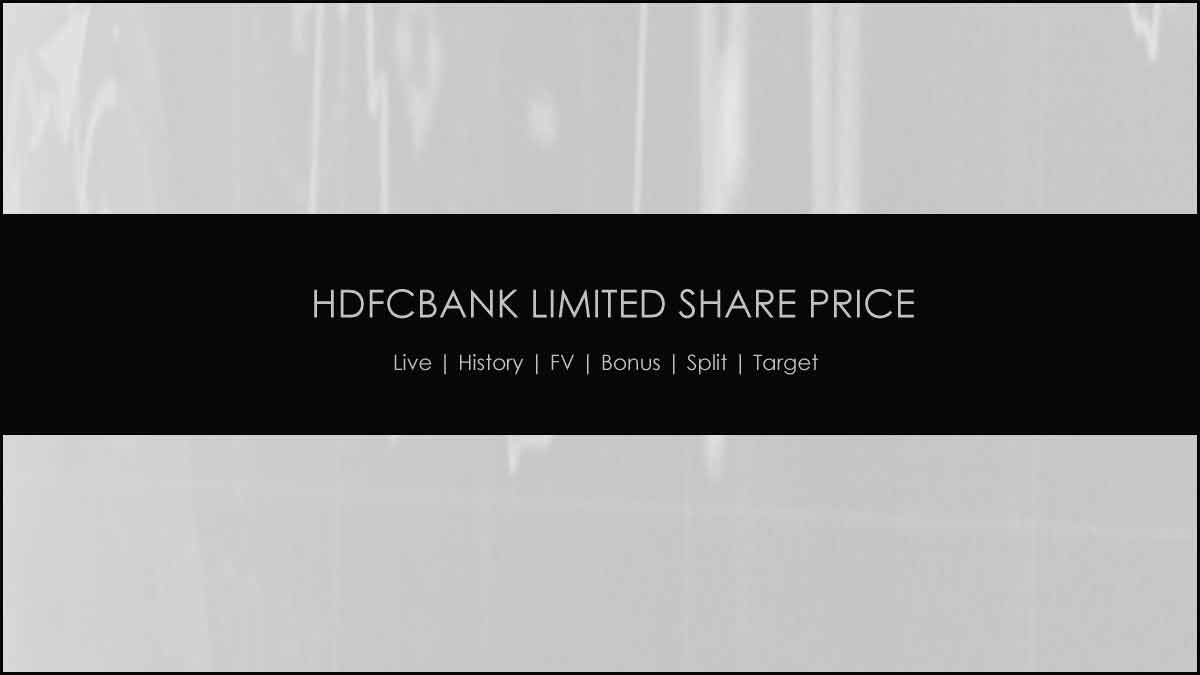 HDFC Bank Share price