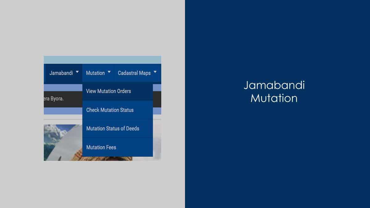 Jamabandi Mutation