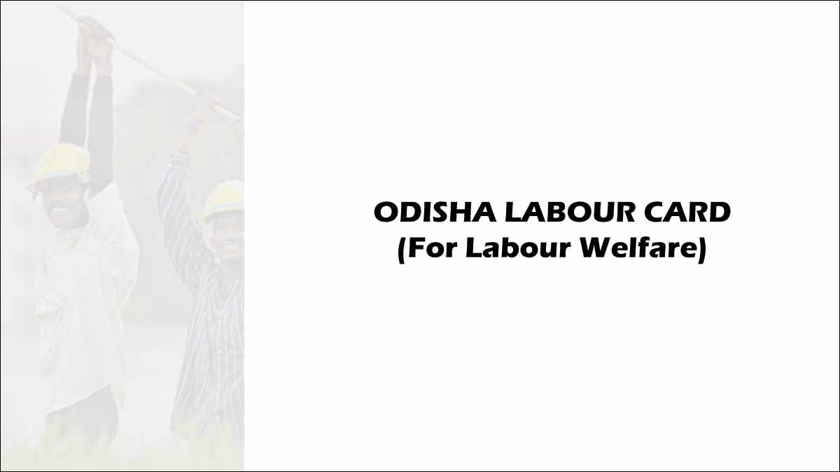 Labour Card Odisha
