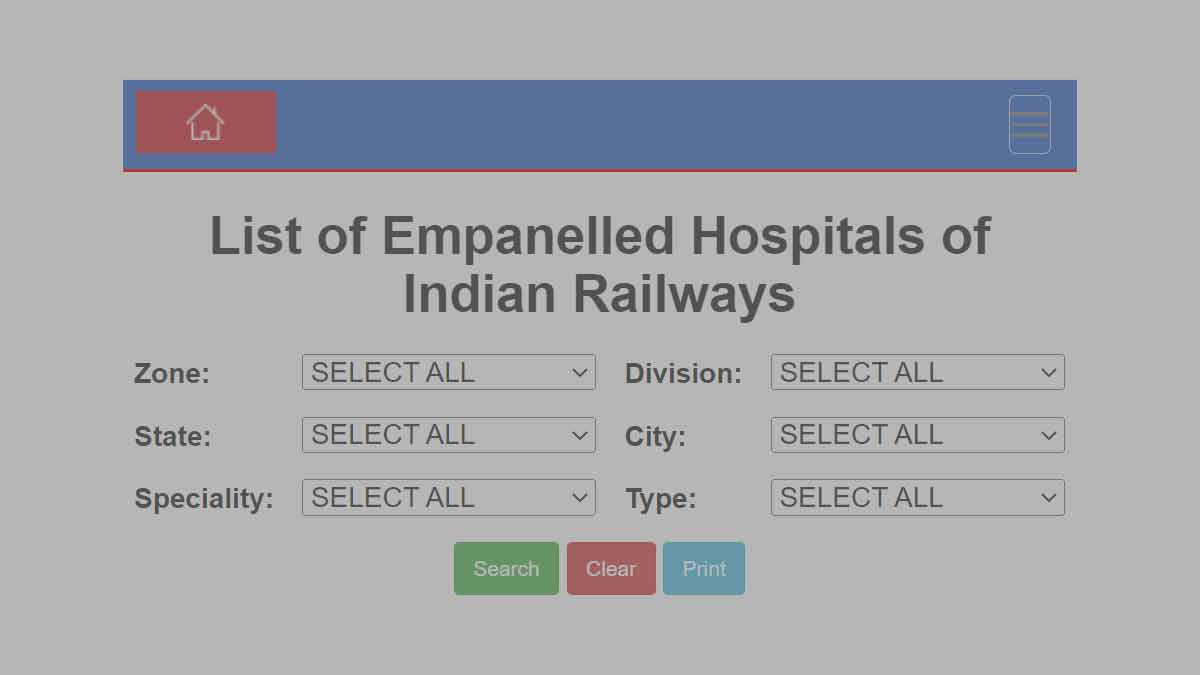 UMID Card Railway Empaneled Hospital