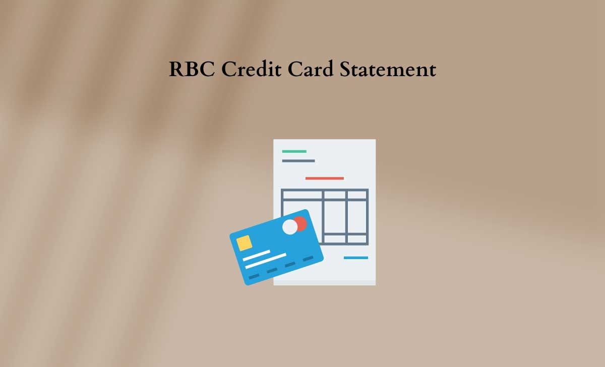 RBC Credit Card Statement