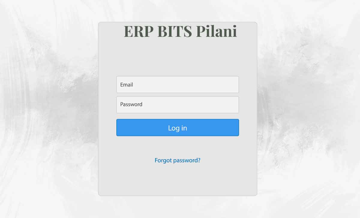 ERP BITS Pilani