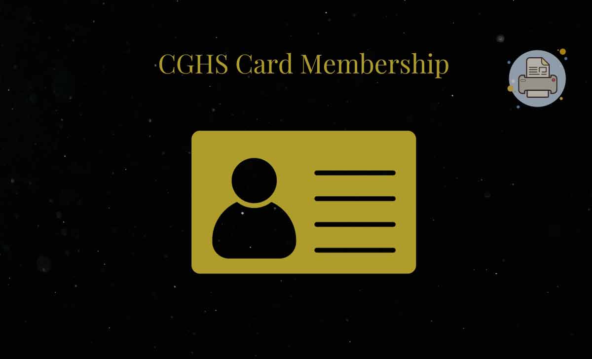 How to Print CGHS Card Online