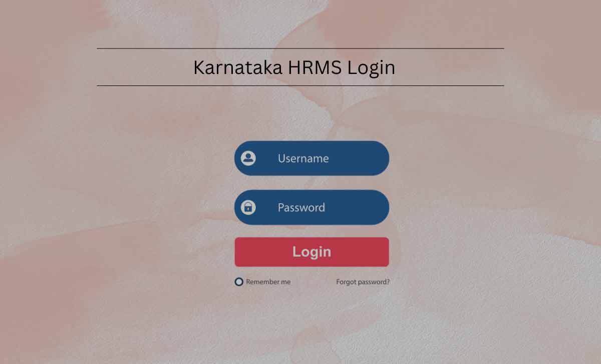 HRMS Login Karnataka