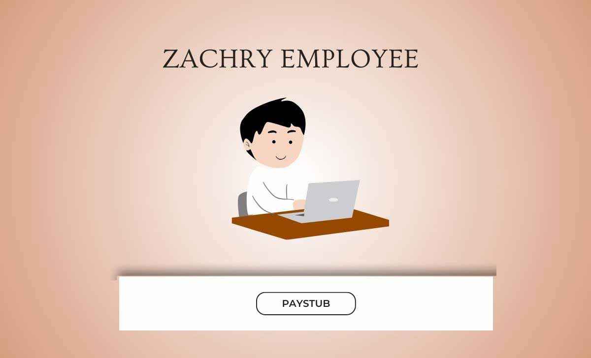 ZACHRY Employee Paystub