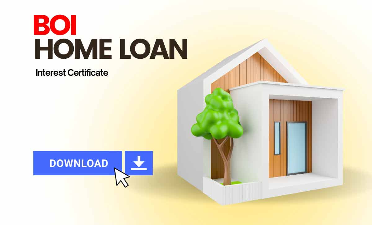 BOI Home Loan Interest Certificate