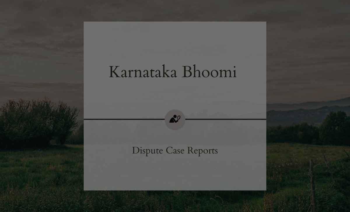 Karnataka Bhoomi 