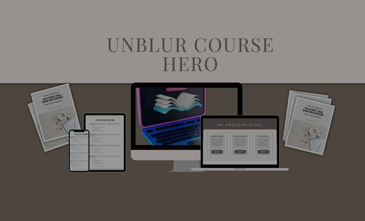 Unblur Course Hero