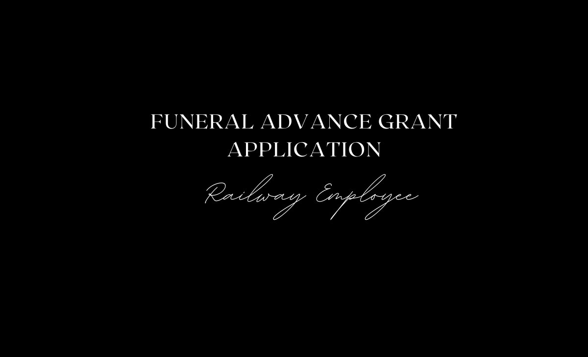 Funeral Advance Grant Application