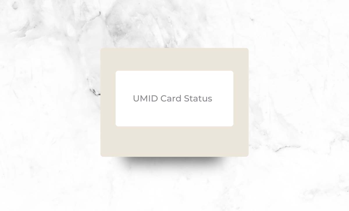 UMID Card Status